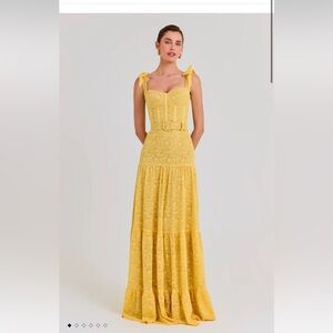 Nadine Merabi MIRANDA YELLOW DRESS XS